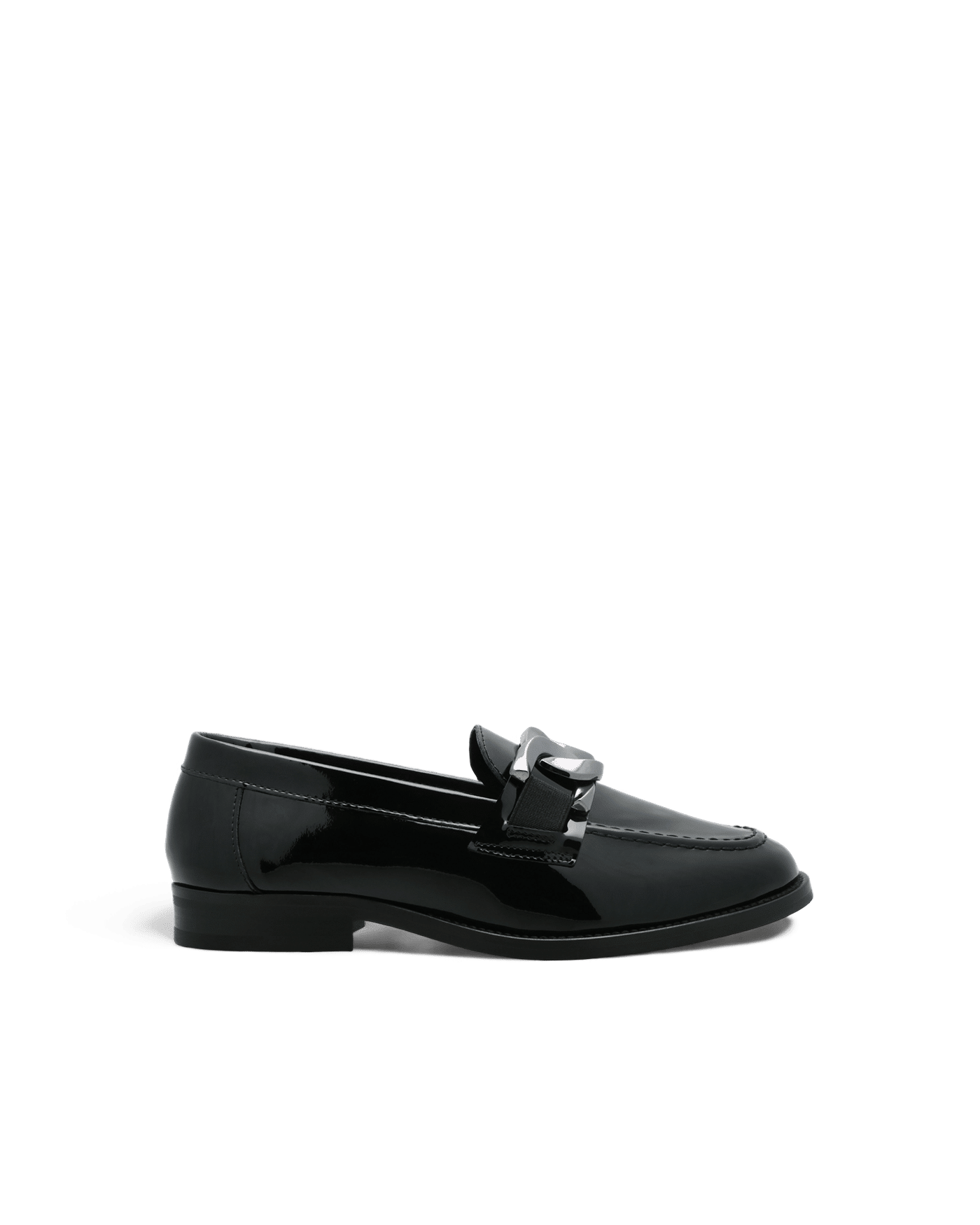 Mocassin vernis noir femme Evian