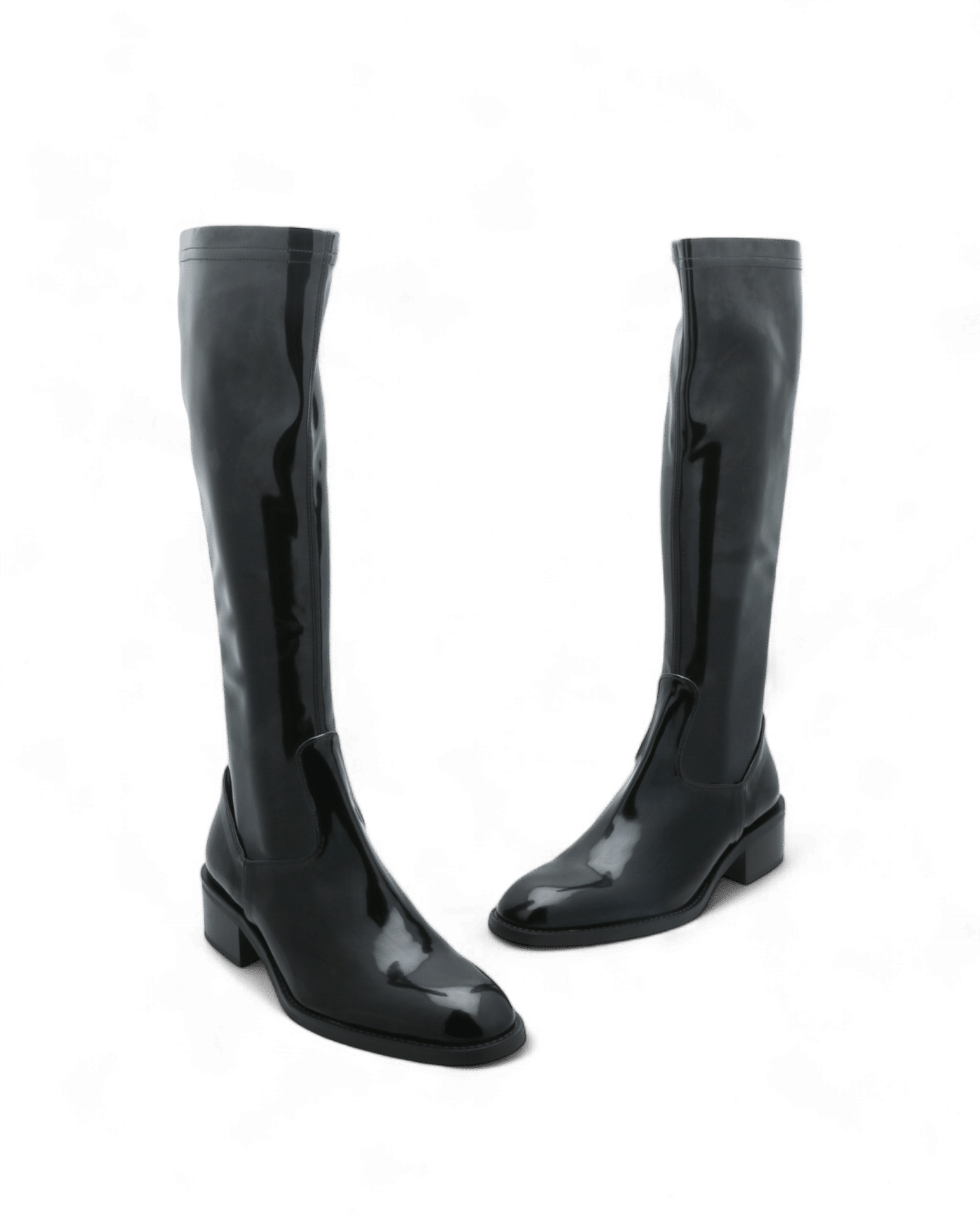 bottes vernies noires Real adige