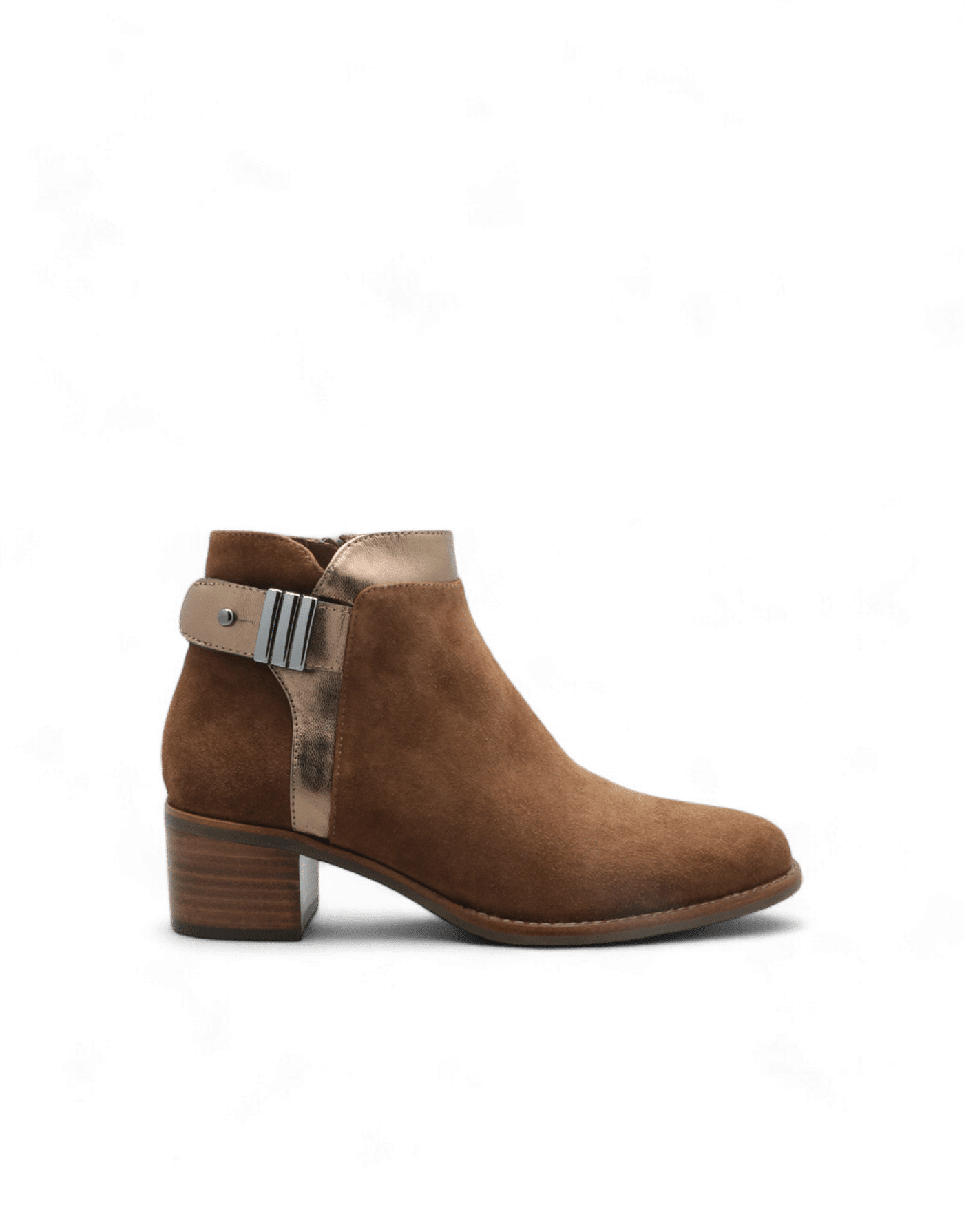 Bottine en daim marron femme Derry Adige