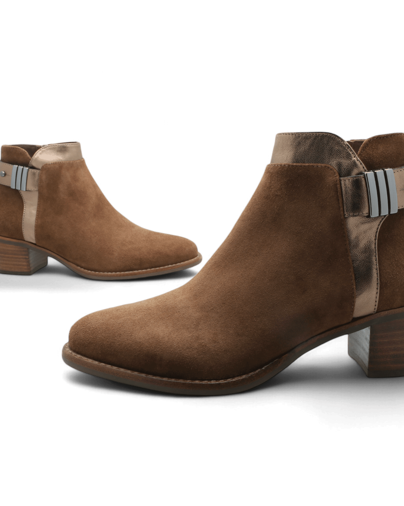 Bottine en daim marron femme Derry Adige