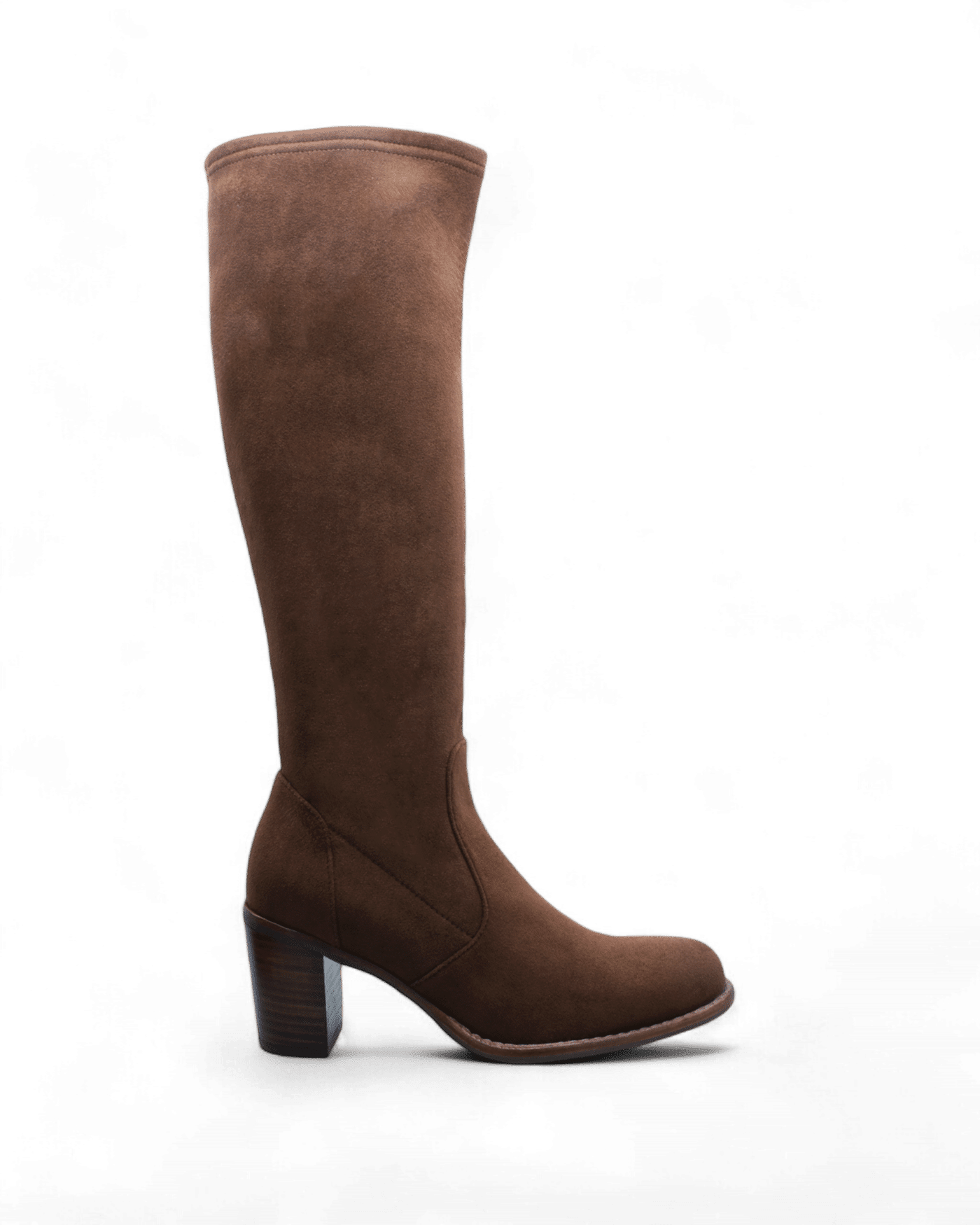 Botte marron a talon on sale